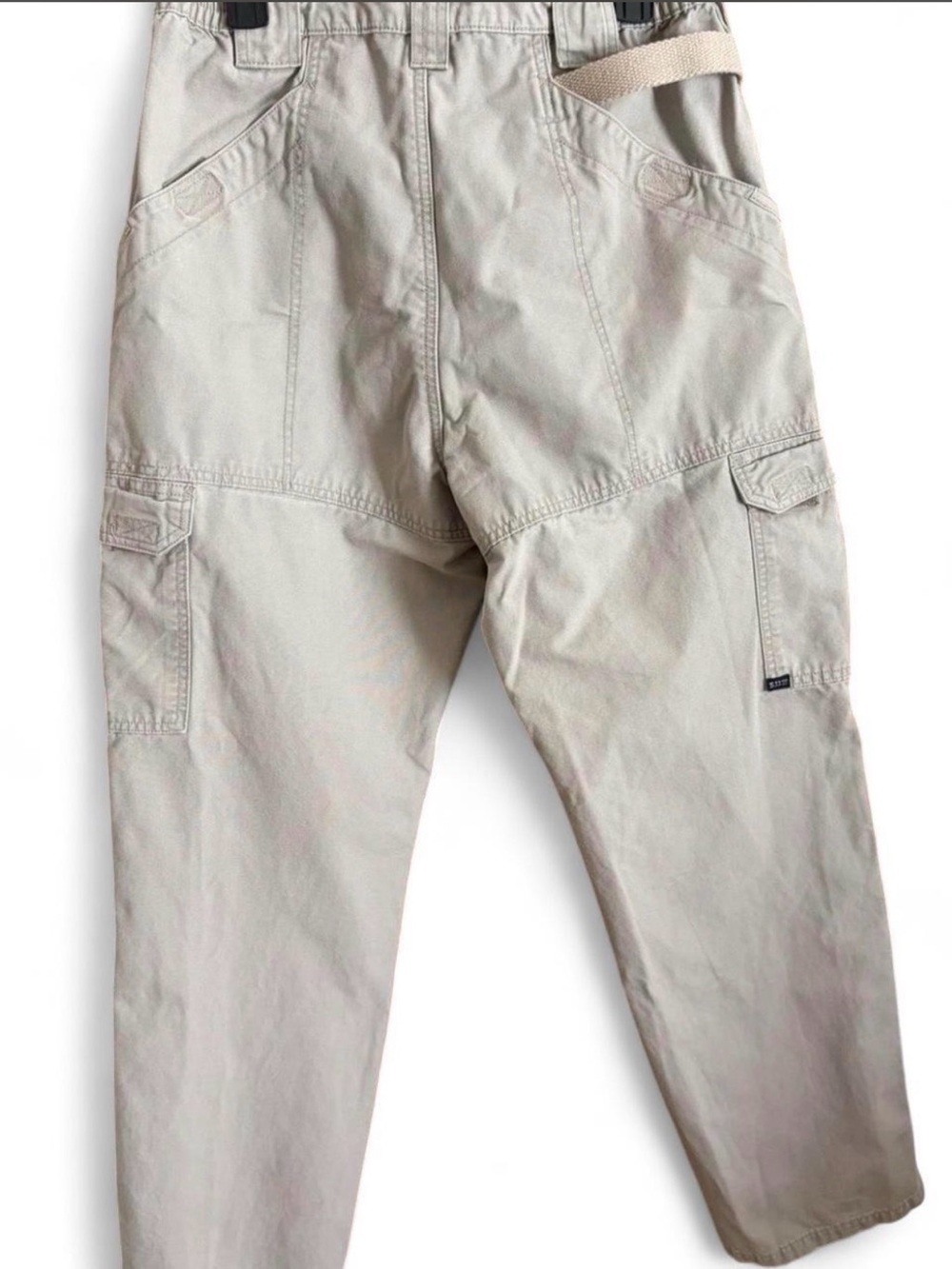 5.11 Tactical Men’s Tactical Pants 32x32 Tan Cargo 100% Cotton Utility Workwear - Picture 2 of 5